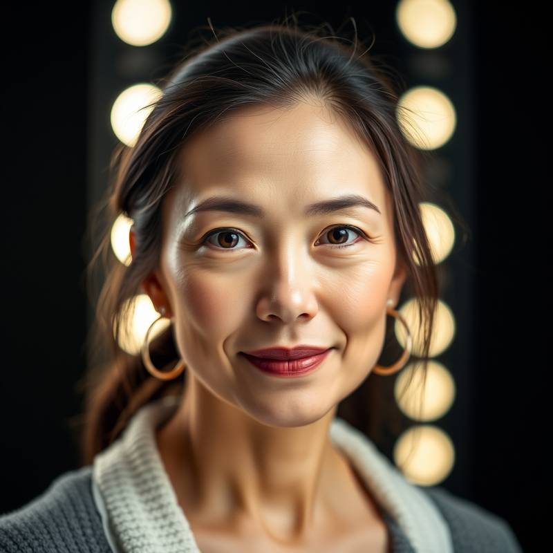 Beautiful portrait photograph created in our portrait photography course